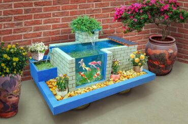 Welcome new year with a colorful fish tank | How to DIY aquarium