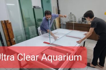 Much Clearer and Beautiful Glass - FULL ULTRA CLEAR SUPER AQUARIUM WITH SUMP #aquarium #fishtank