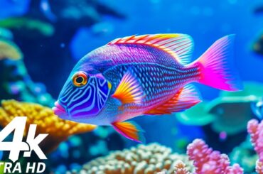 The Best 4K Aquarium - Dive Into The Mesmerizing Underwater Realm With Soothing Piano