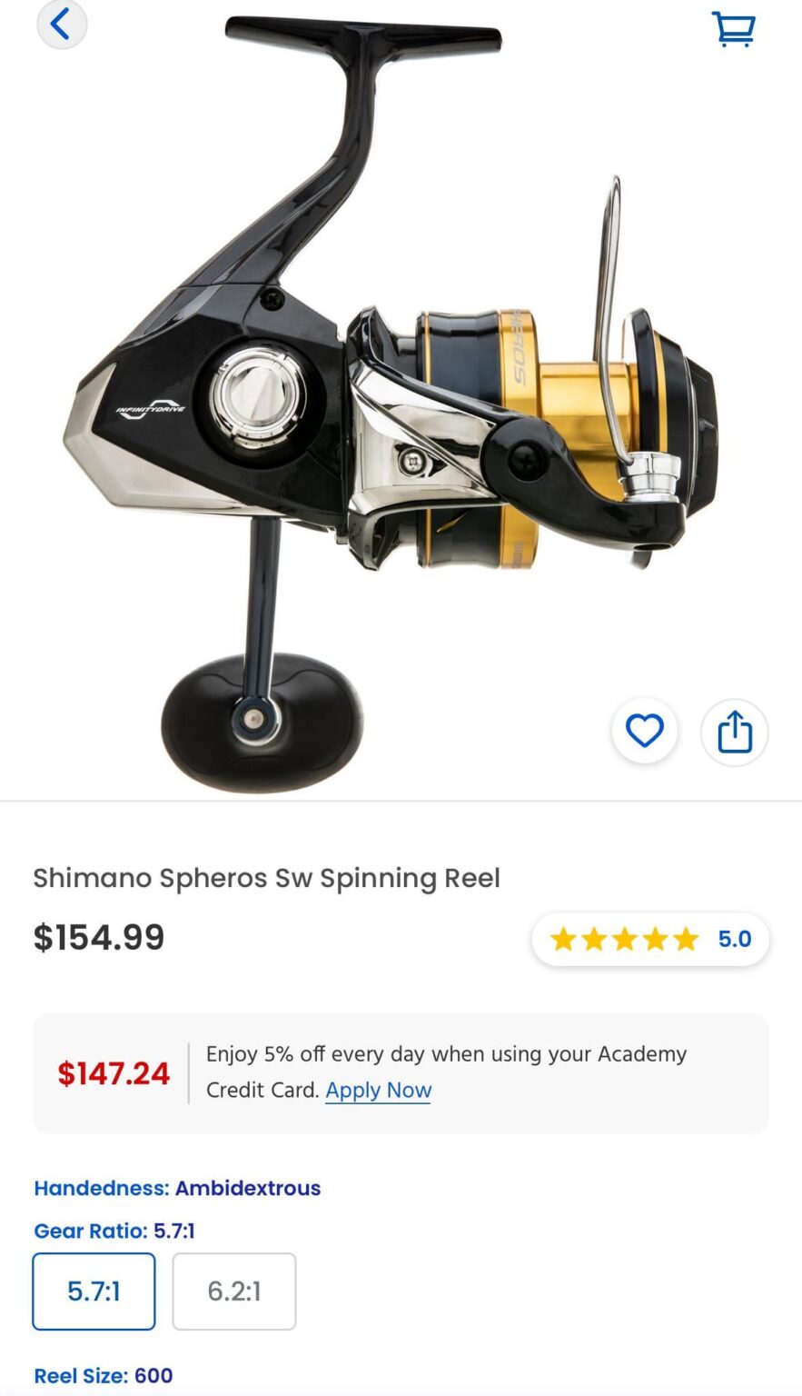 Shimano Spheros 6000