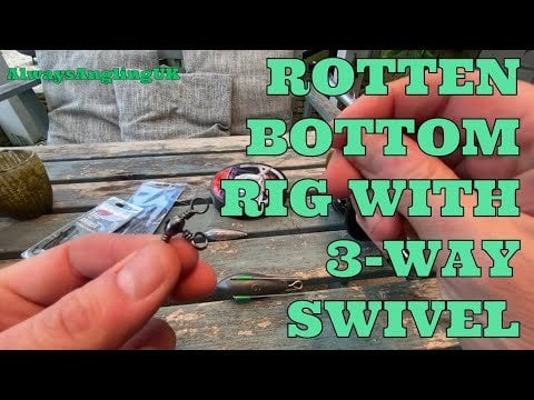 Leaned Rig Ultimate Ledger Rig Setup: Three-Way Swivel & Rotten Bottom for Sea ...