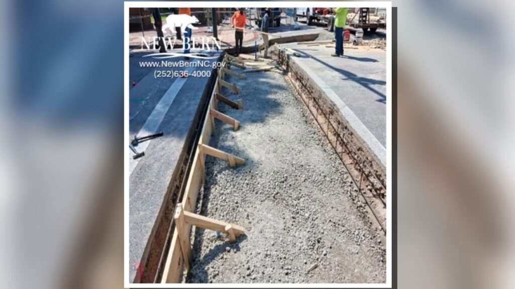 New Bern Ward 1 projects progress on streets, crosswalk, fishing pier parking station icon