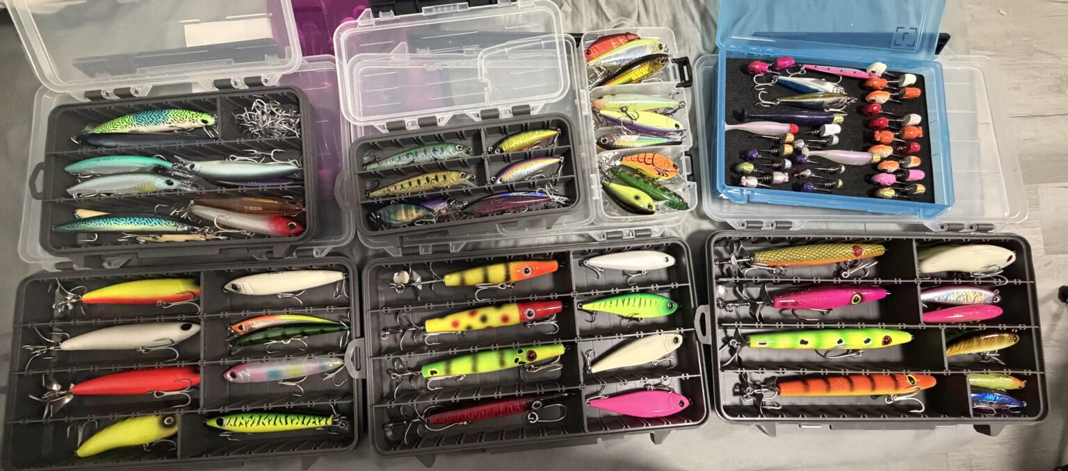 Brazil inshore/Amazon freshwater lure stack Brazil inshore/Amazon freshwater lure stack