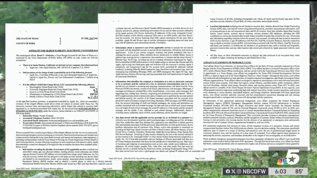 Eastland family challenges Camp Mystic search warrants – NBC 5 Dallas-Fort Worth Eastland family challenges Camp Mystic search warrants – NBC 5 Dallas-Fort Worth